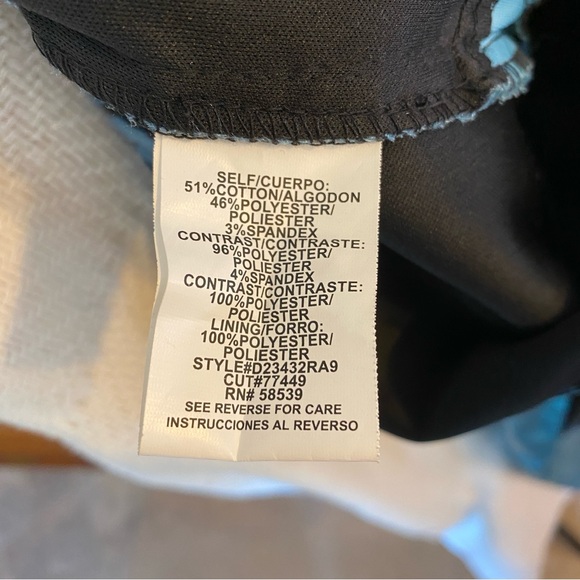 Speechless, 7, blue and black strapless dress - Picture 5 of 7